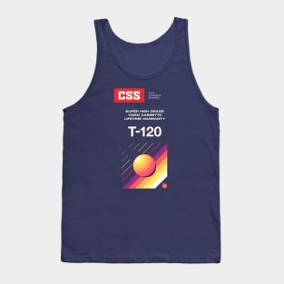 Retro Blank VHS CSS Tank Top